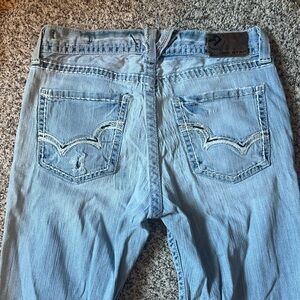 Men’s Big Star pioneer bootcut jean. Worn but in good shape